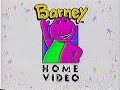 Barney Home Video Logo 1992 RARE VARIANT