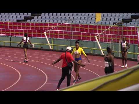 100m Women final at TTO SENIOR CHAMPS 2019... Michelle Lee