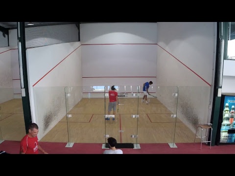 [1] Rui Soares vs. [13] Ricardo Sardinha, oitavos de final Campeonato Nacional Squash