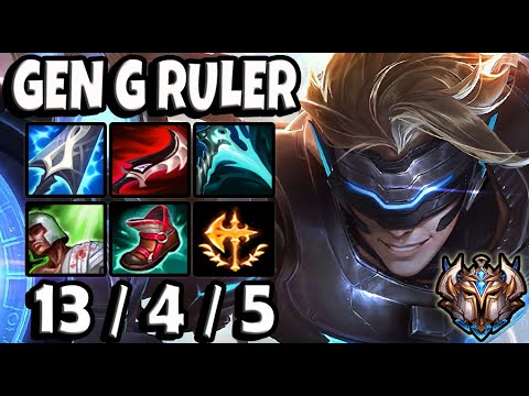 Ezreal vs Jinx ADC [ Gen G Ruler ] Korea Challenger Patch 11.6 ✅