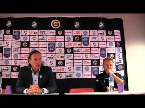 Presskonferens efter Östers IF - Husqvarna FF