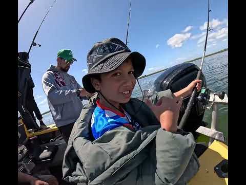 Kina dive for a tangi, snapper fishing the Rangaunu habour
