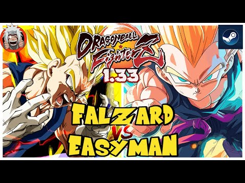 DBFZ Easyman vs Falzard (VegetaSSB, GokuSSJ,Gohan) vs (TGohan, Cell, Gotenks)