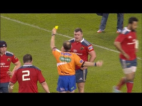 Dave Kilcoyne Yellow Card - Leinster v Munster March 29th 2014