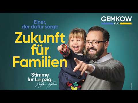 Plakatierungsaktion der CDU zum OBM-Wahlkampf in Leipzig