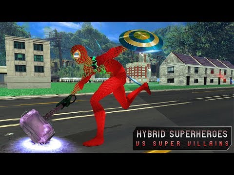 Hybrid Superhero vs Super Villains