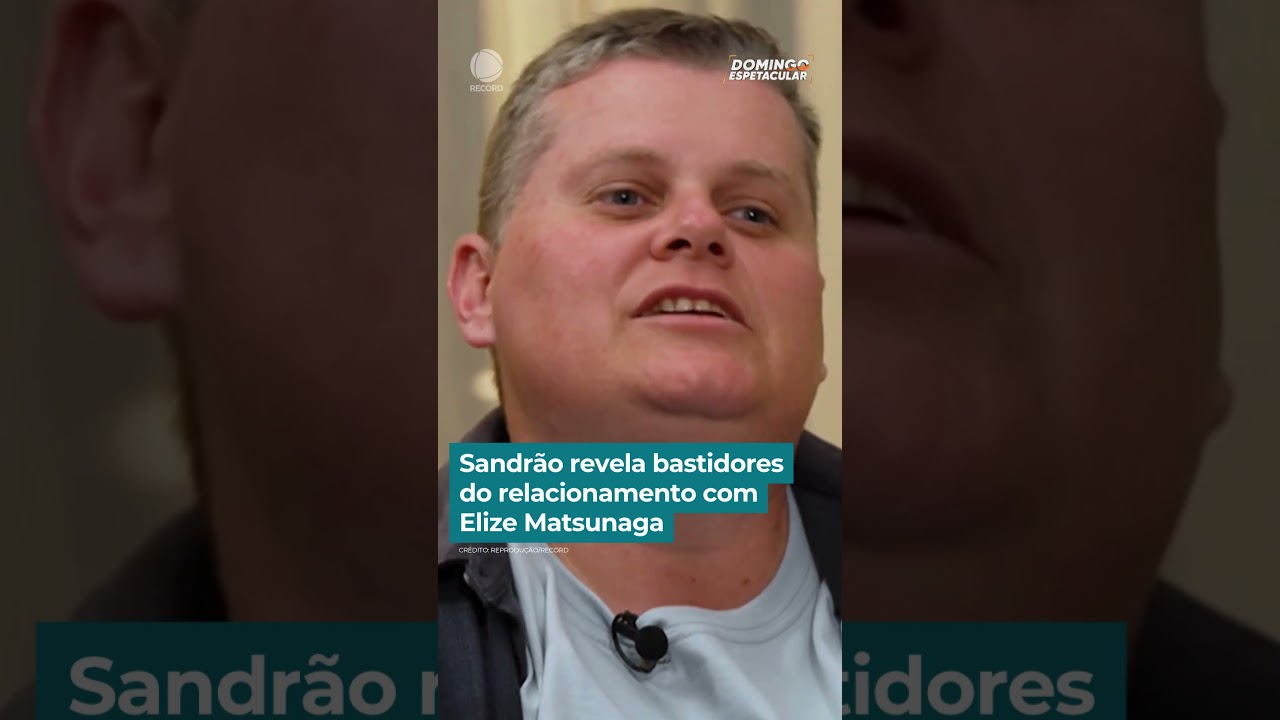 Sandrão revela bastidores do relacionamento com Elize Matsunaga | #domingoespetacular #shorts