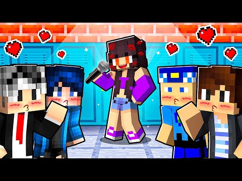 Okulun ÜNLÜ KIZI GÖKÇE'ye BÜTÜN ERKEKLER AŞIK OLDU - Minecraft