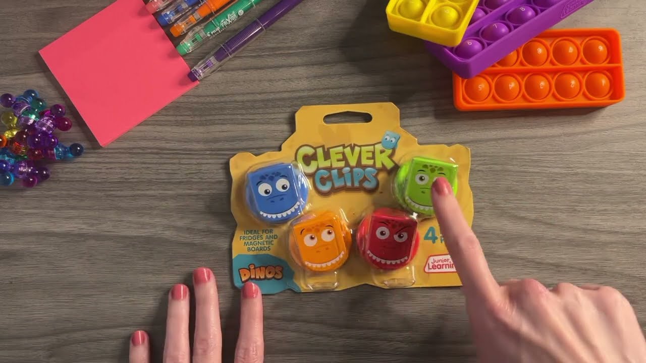 Junior Learning Clever Clips - Dino Clips