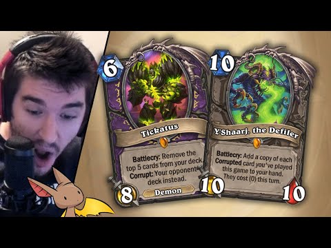 NEW Galakrond Lock - Opponent MISSES Lethal While Trying to BM