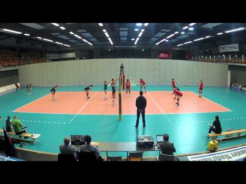 Testspiel: VC Kanti - Power Cats Düdingen 3:2 (11.10.2013)