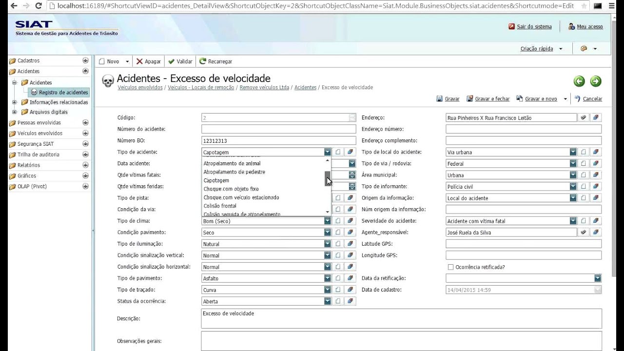 Watch Now SIAT - Sistema de Gestão para Acidentes de Trânsito SIAT - Sistema de Gestão para Acidentes de Trânsito