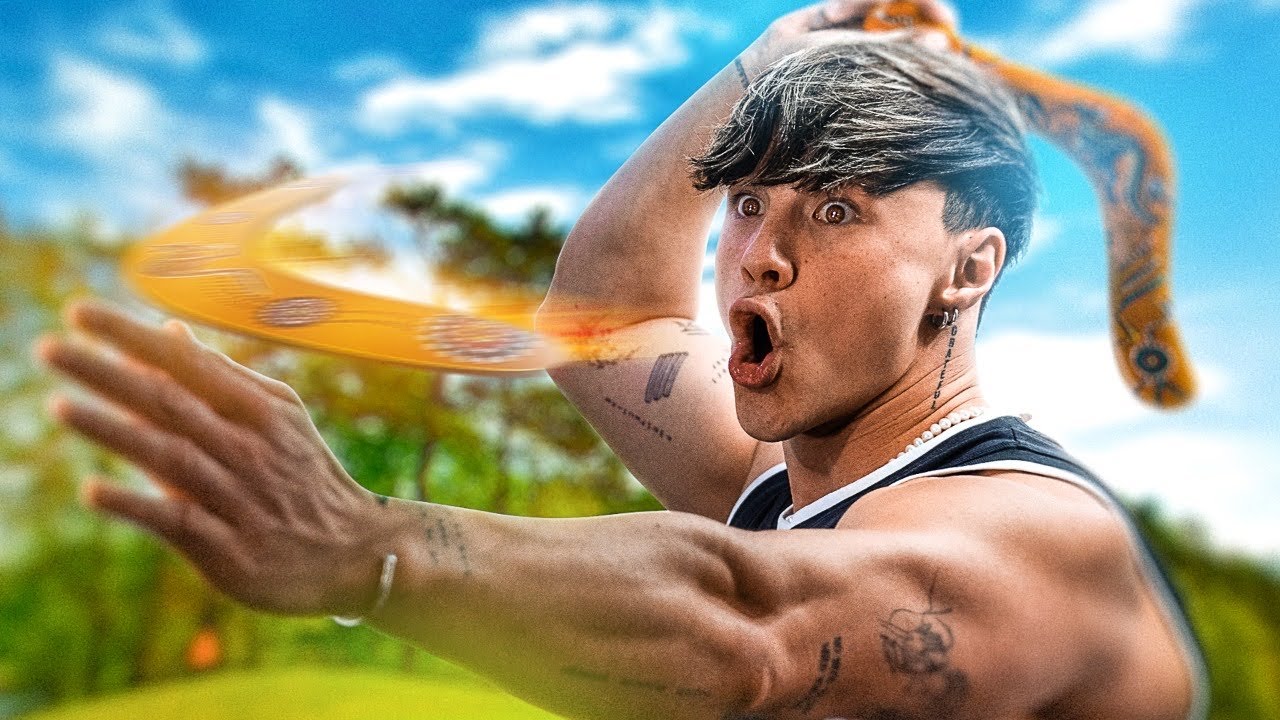 Apprendre à LANCER un BOOMERANG (ça revient vraiment  ) 🪃