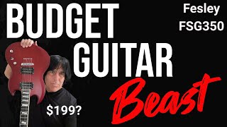 Video thumbnail for Is This $199 Guitar Too Good to Be True? Fesley FSG350 Tornado Review! by badbrad