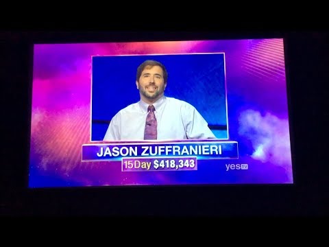 Jeopardy intro, Jason Zuffranieri DAY 16 (9/20/19)