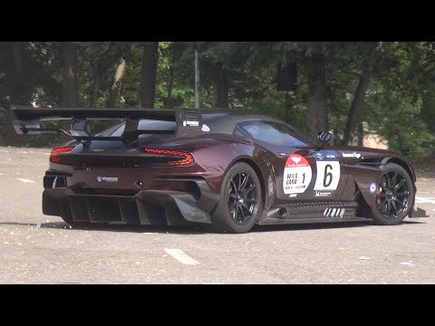 Aston Martin Vulcan On The Road! - LOUD V12 Engine Sound!