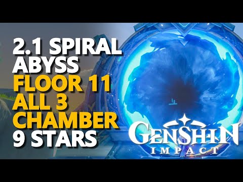 2.1 Spiral Abyss Floor 11 Chamber 1,2,3 Genshin Impact