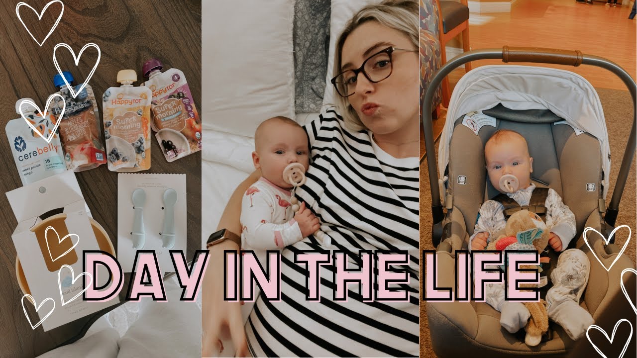 FALL CLOTHING HAUL, 4 MONTH APPT, TRYING PUREES | STAY AT HOME MOM VLOG