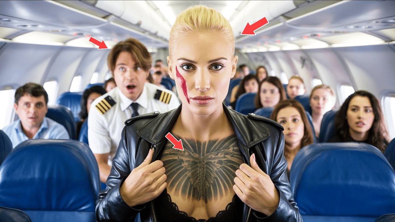 She Was Forced Out of First Class — Until the Pilot Saw Her SEAL Tattoo and Everything Changed