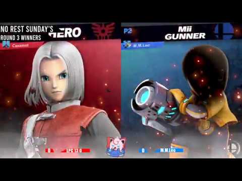 No Rest Sunday's #2 - LPC 13 0 (Hero, Palutena) vs M.M.Leo (Mii Gunner) Winners Round 3