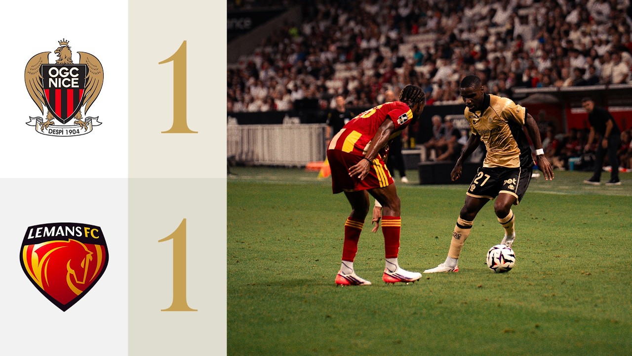 OGC Nice 1 - 1 Le Mans FC highlights