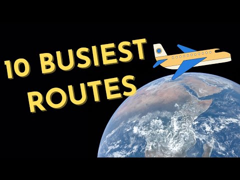 World's 10 Busiest Flight Routes...#1 Will Surprise You!
