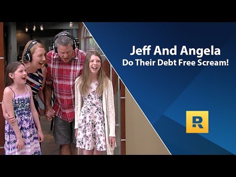 Jeff And Angela's Debt Free Scream! Paid off $58k in 25 months making 120k. Video