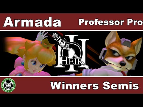 Heir 3 - [A]rmada (Peach) Vs. VwS | Professor Pro (Fox) - Winners Semis - Melee Singles