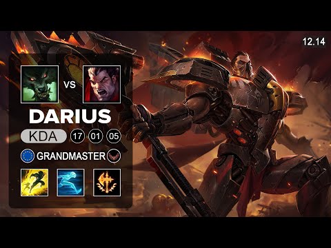 Darius vs Warwick Top - EUNE Grandmaster - Patch 12.14 Season 12