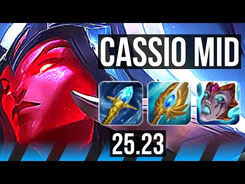 CASSIOPEIA vs SYLAS (MID) | 11/3/8 | EUW Master | 25.23