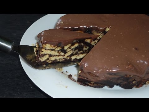 No-bake Chocolate Biscuit Cake