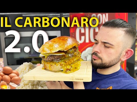 il CARBONARO 2.0 🍔 Una Cascata di CARBOCREMA e PECORINO!