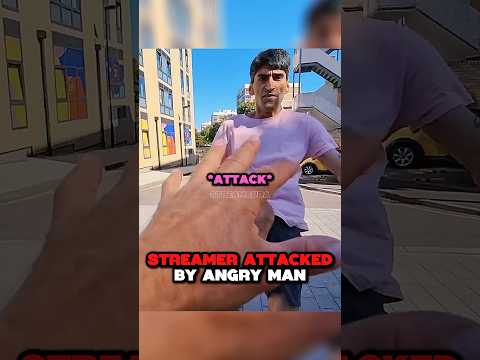 Streamer Attacked by Angry Man in England 👀💥