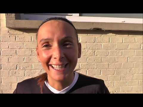 Anke Vanhooren na FWS Woluwe - SC Eendracht Aalst op 21.10.2017