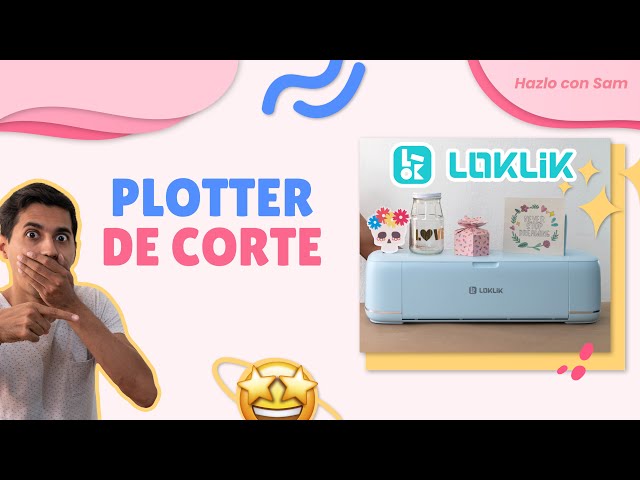 Vídeo relacionado con LOKLiK iCraft Máquina Plotter - Máquina de Corte para Personalizar Textiles, Tazas, Bolsas, Pegatinas y Decoración. Funciona con Vinilo, Papel, Cuero, Cartón y Más. (Rosa)