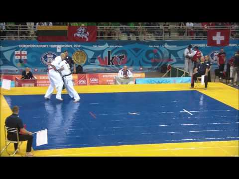 EC2016 Men +85kg Simon Pålsson Sweden AKA Vs Richárd Lizák Hungary SHIRO