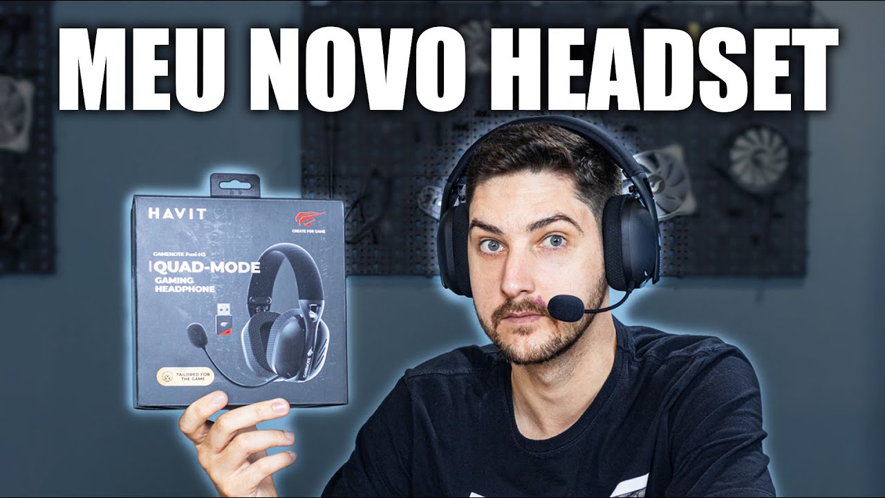 MEU NOVO HEADSET SEM FIO É MUITO MELHOR, ENJOEI DE CABOS, HAVIT FUXI H3