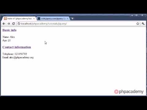 jQuery Basics Toggle