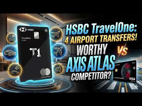 HSBC Travel One Revalued vs Axis Atlas | 4 Airport Transfers per year | 0 Forex | 15% Discounts