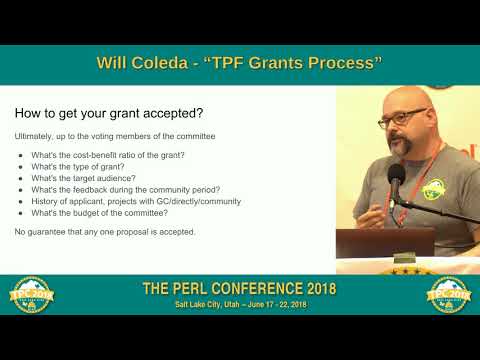 Will Coleda - "TPF Grant Programs"