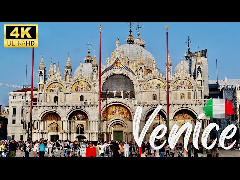 Venice Italy 4k - Summer Walking Tour Canal And Street