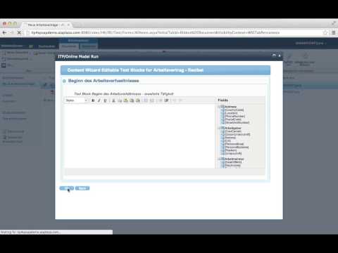 Dokumenterzeugung in MS SharePoint für SAP HCM