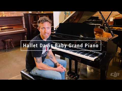 Hallet Davis Baby Grand Piano