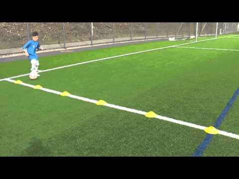 Fussballtraining: 6er Reihe Übung 6-10 - Ballkontrolle - Technik