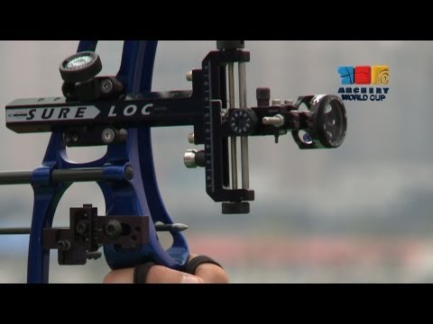 Dominique Genet v Pierre-Julien Deloche – compound men's bronze | Shanghai 2012 Archery World Cup S1