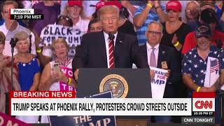 President Trump&#39;s full rally in Phoenix