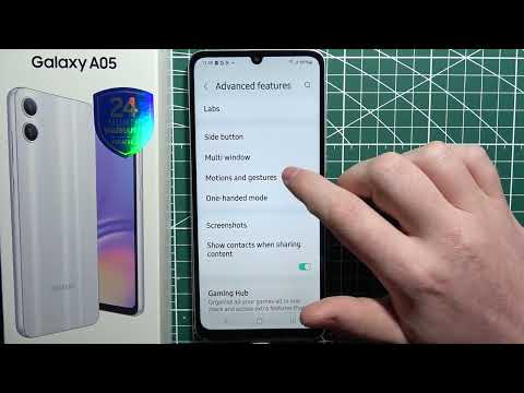 Samsung Galaxy A05: How to Enable Double Tap to Turn On/Off Screen