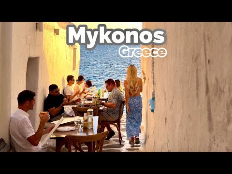 Mykonos, Greece 🇬🇷 - Summer 2022 - 4K 60fps HDR - Walking Tour