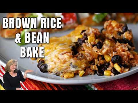 Brown Rice and Black Bean Bake