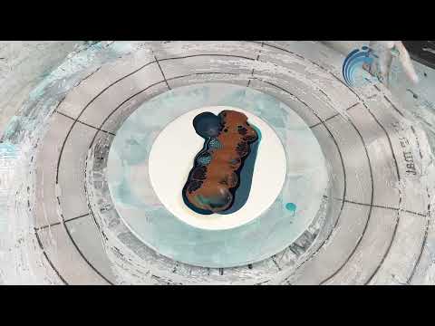 542. Sheleeart - Acrylic Fluid Art - Bloom Vine